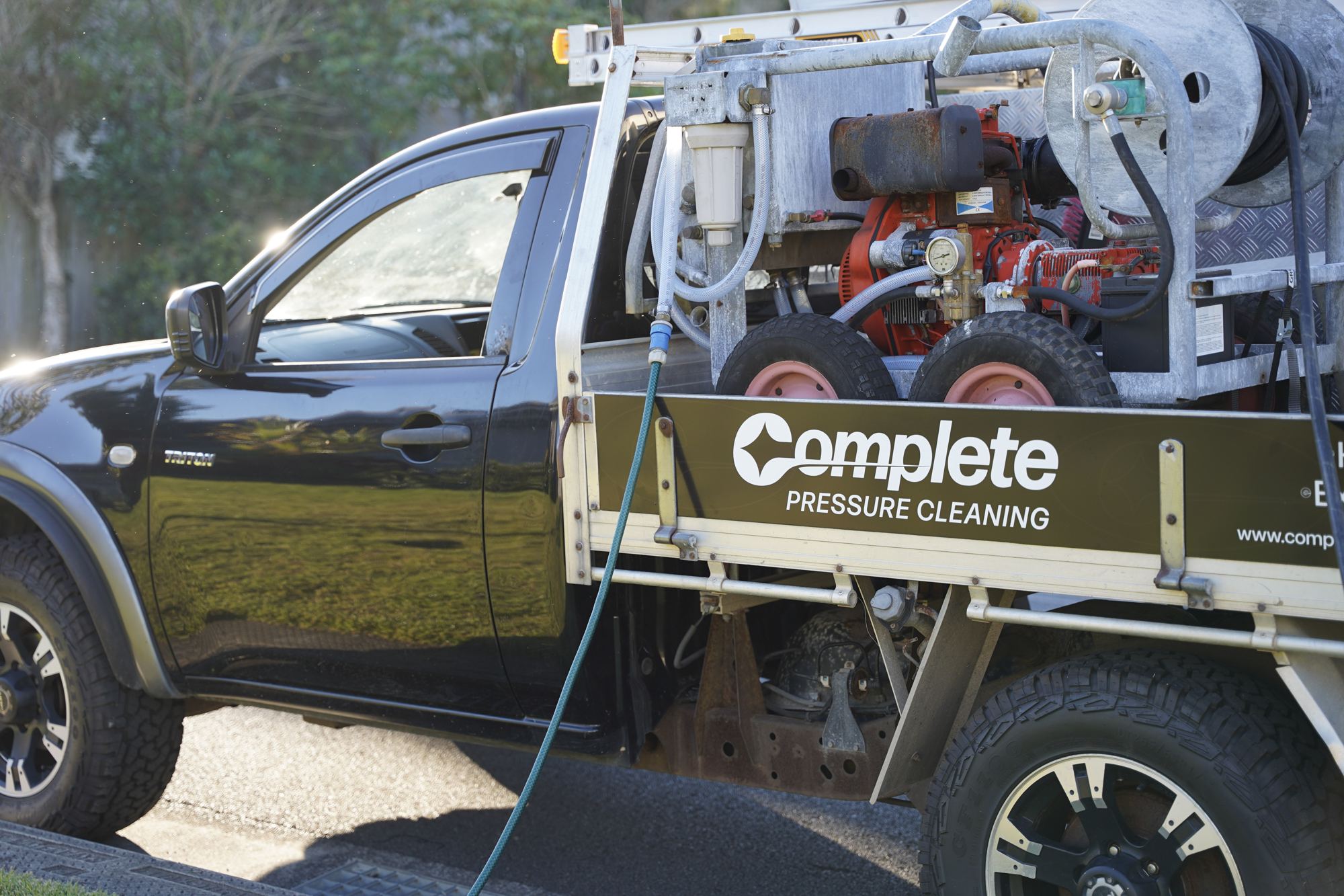 Complete Pressure Cleaning ute and equipment